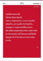 Grazie Boschi! l'inserzionista anonimo loda e consola la ministra